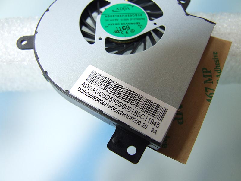 ASUS EeePC 1215 1215T 1215P 1215N 1215B 1215TL ventilátor (CPU fan)