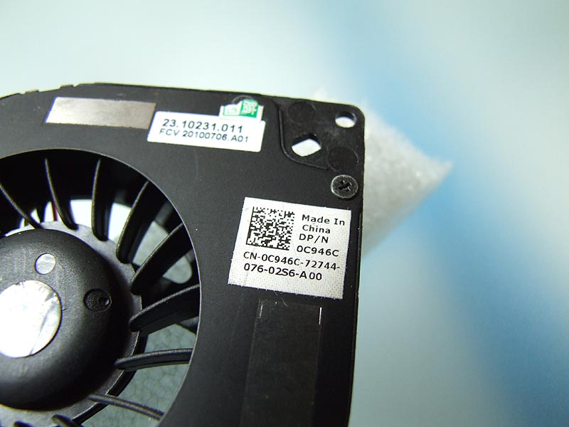 DELL Latitude E5400 E5500 notebook ventilátor (CPU fan)