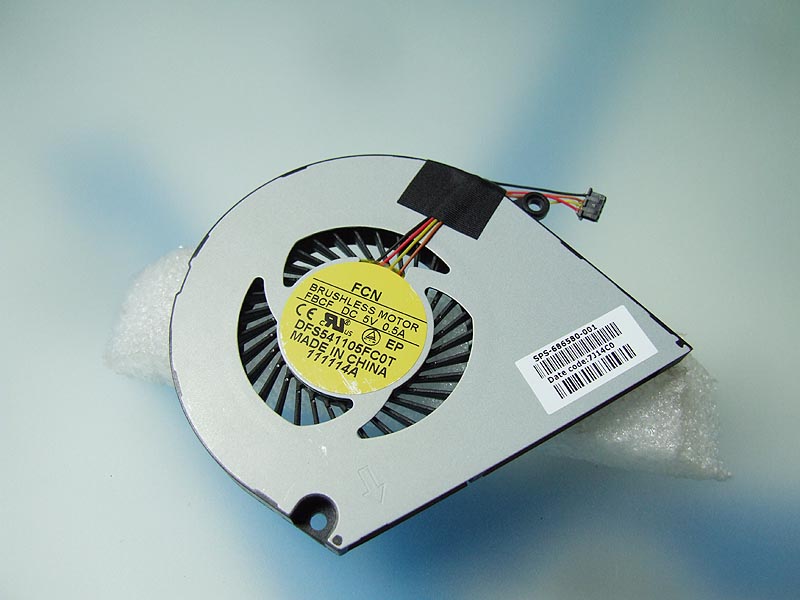 HP Envy 6-1000 6-1100 6-1200 series ventilátor (CPU fan)