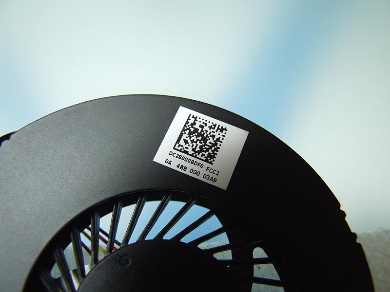 HP Envy 6-1000 6-1100 6-1200 series ventilátor (CPU fan)