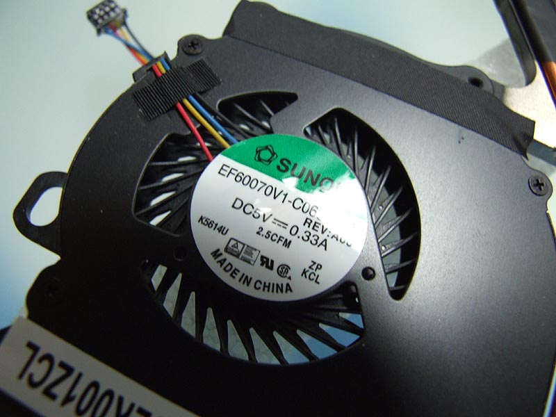 DELL Latitude E6330 E6430s notebook ventilátor chladič (CPU fan, heatsink)