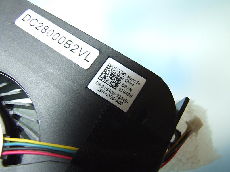 DELL Precision M4700 notebook ventilátor (CPU fan)