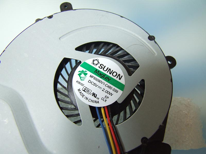 ASUS X451CA X551CA X451 X551 ventilátor (CPU fan)