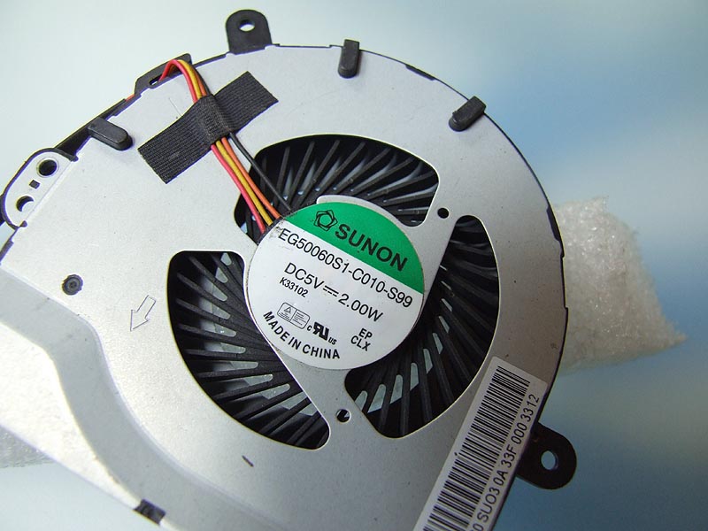 IBM Lenovo IdeaPad S300 S310 S400 S400u S400T S405 S410 S415 S415T notebook ventilátor (CPU fan)