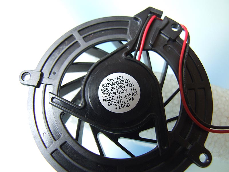 HP Compaq Evo 610 N600 N610 N610C N610V N620C ventilátor (CPU fan)