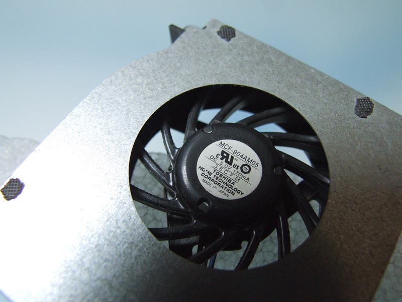DELL Latitude D400 D410 notebook ventilátor (CPU fan)