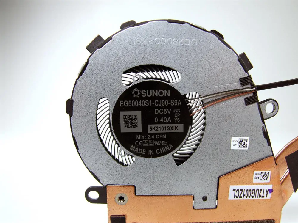 DELL Latitude 7410 notebook ventilátor chladič (CPU fan, heatsink)