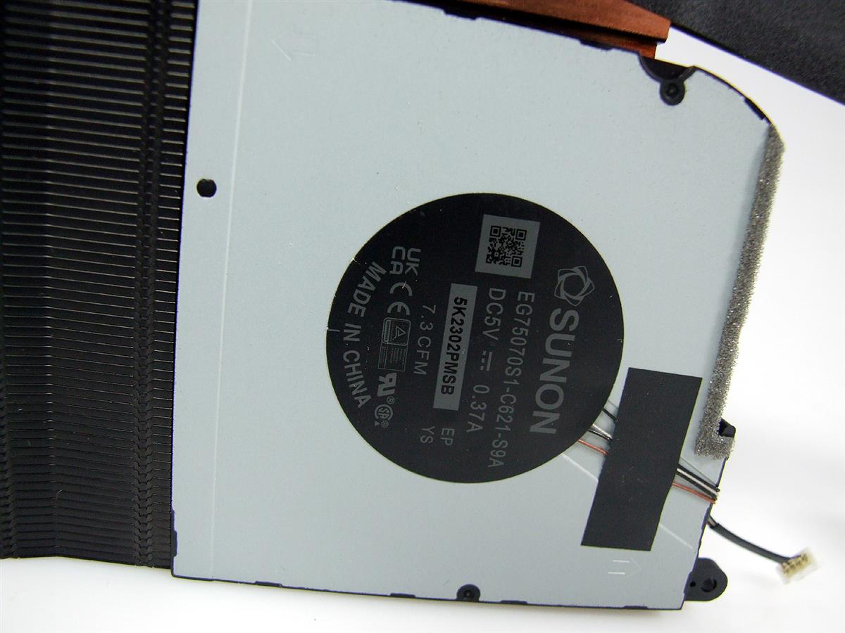 DELL Latitude 5420 5430 notebook ventilátor chladič (CPU fan, heatsink)