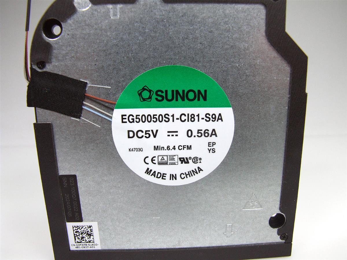 DELL Precision 3570 M3570 notebook ventilátor (CPU fan)