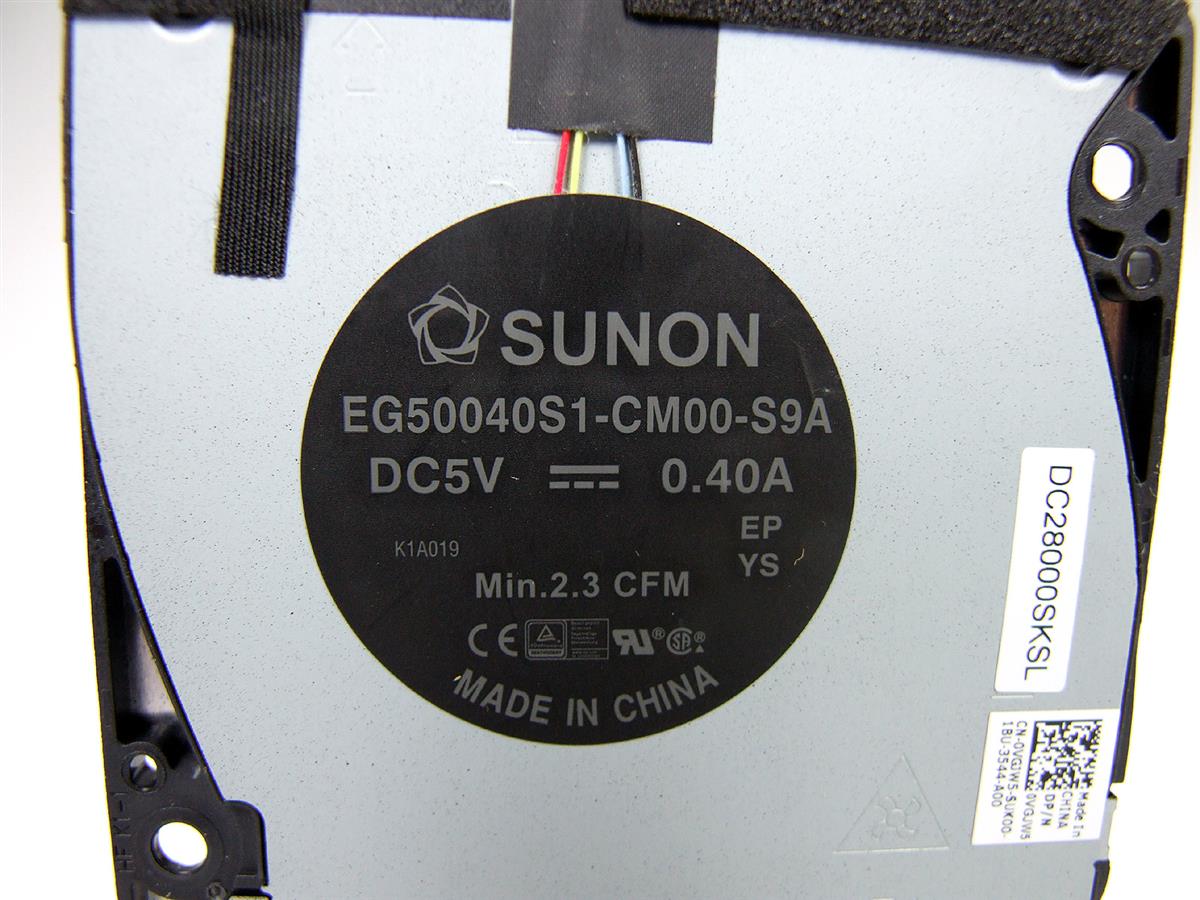 DELL Latitude 9420 9430 notebook ventilátor (CPU fan)