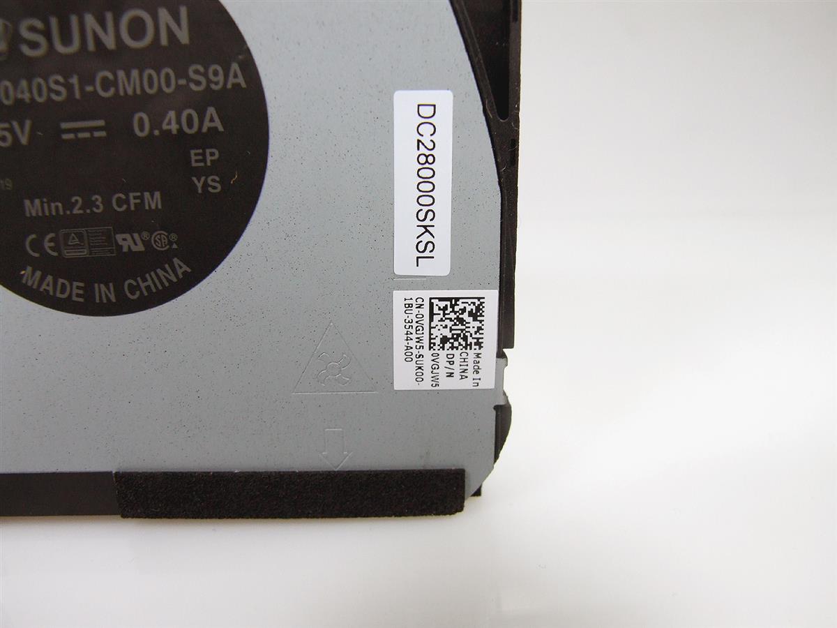 DELL Latitude 9420 9430 notebook ventilátor (CPU fan)