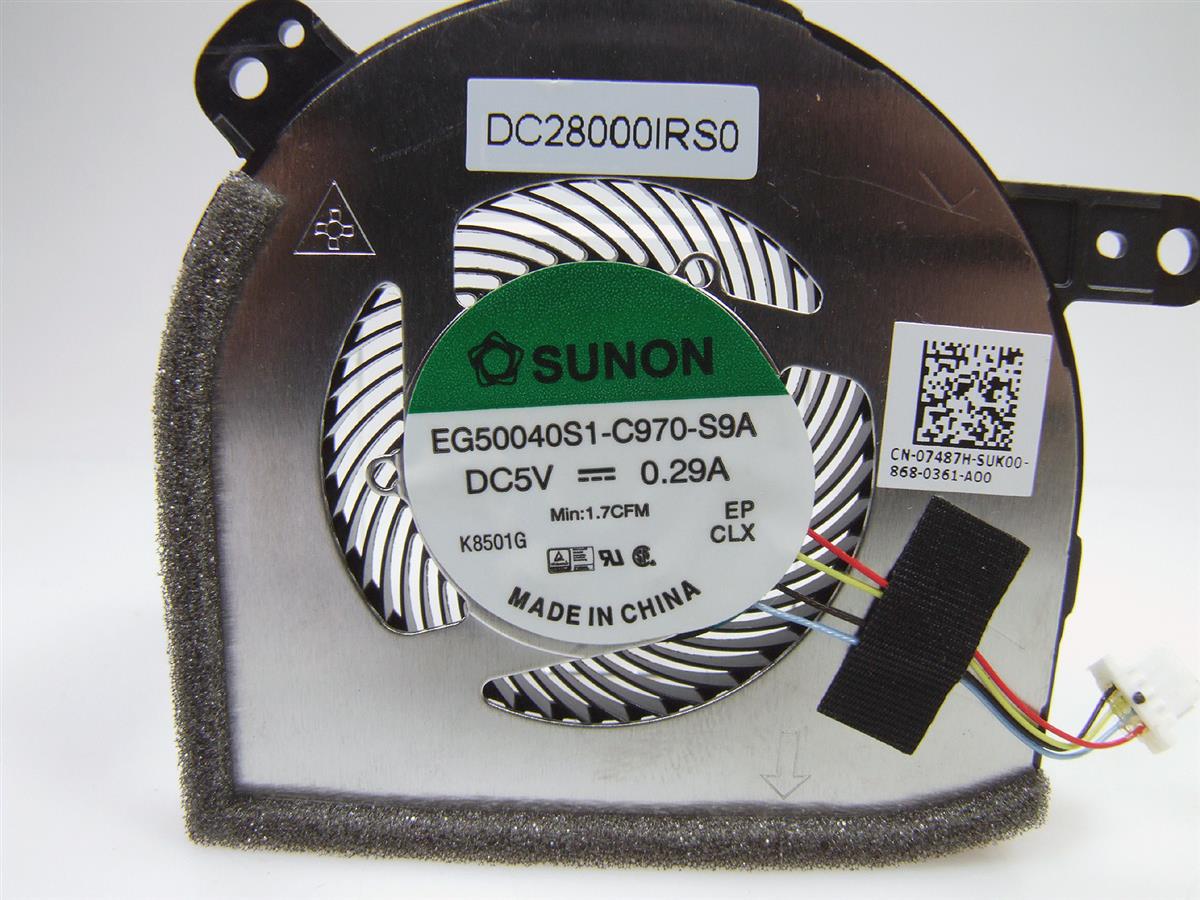 DELL Latitude 5285 2-in-1 notebook ventilátor (CPU fan)