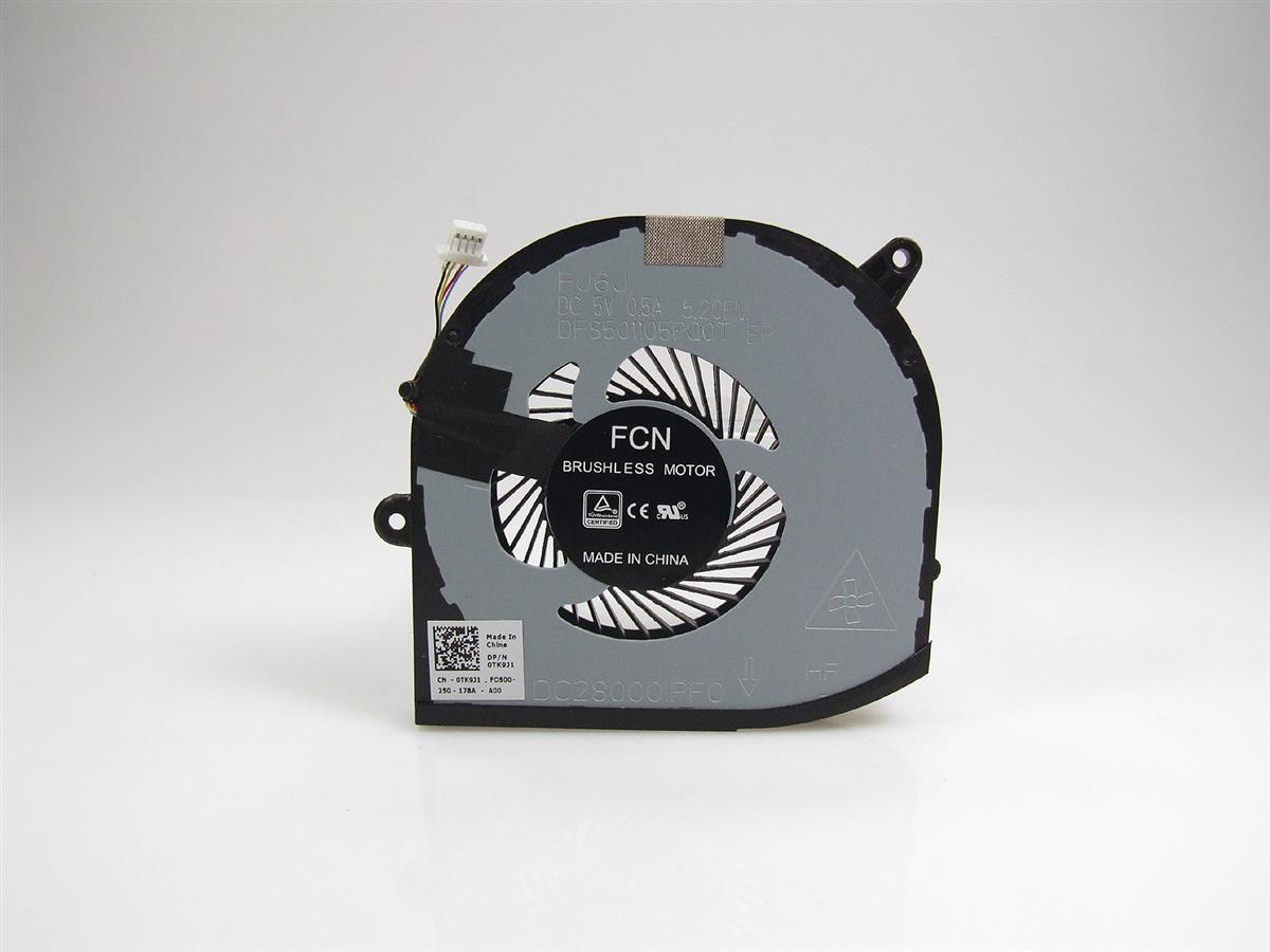08YY9 TK9J1 DELL Precision 5520 5530 notebook ventilátor (CPU / GPU fan)