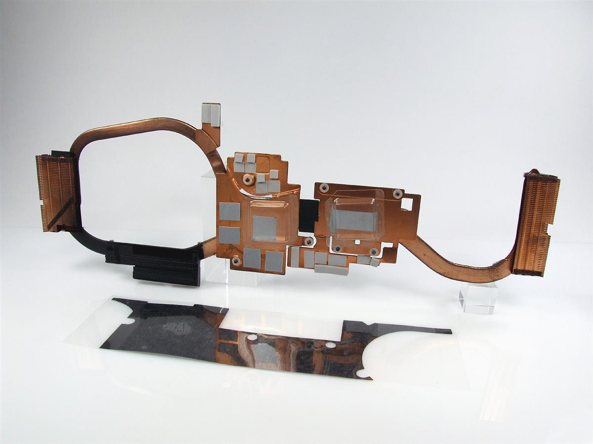 DELL Inspiron 16 Plus 7620 notebook ventilátor chladič (CPU + GPU fan, heatsink)