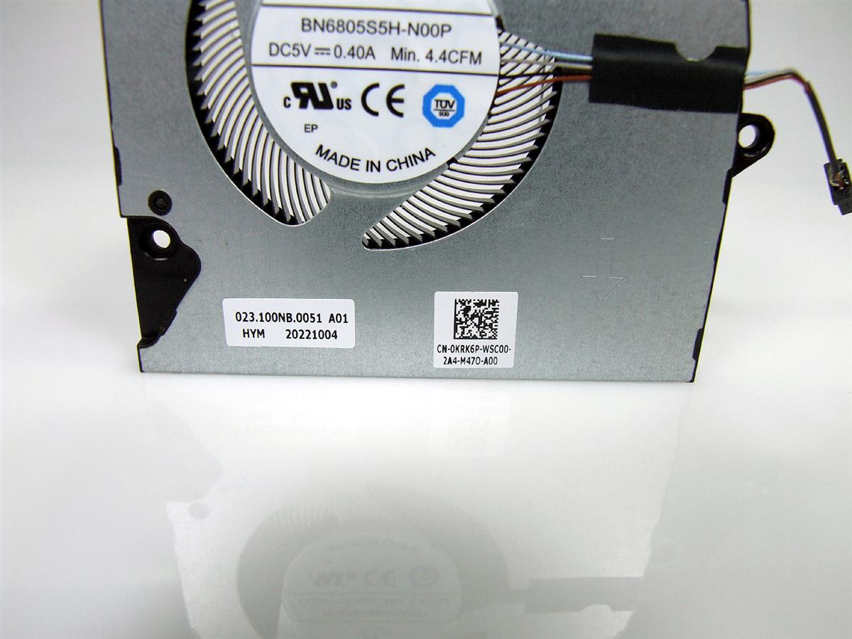 KRK6P DELL Inspiron 5415 / 7415 2-in-1 notebook ventilátor (CPU fan)