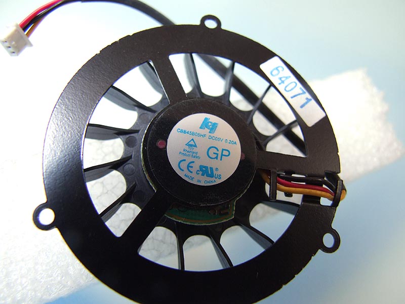 Packard Bell EasyNote E5318 R1004 R1005 R4650 R7175W notebook ventilátor (CPU fan)